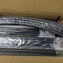 7.9 Ft H x 4.6 Ft W Metal Pergola Arbor,Assemble Freely 2 Sizes,for Various Climbing Plant Wedding Garden Arch Bridal Party Decoration Wide Arbor (Black with base)