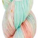KnitPro Symfonie Fingering Weight Hand Dyed Variegated Yarn Skein | Extra Fine Merino Wool & Polyamide Blend for Knitting & Crocheting, Oeko-TEX Certified 400m, 100g | Terra Bonnie Blooms
