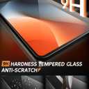 CDEFG For 2025 2026 Toyota Camry Screen Protector - 12.3 Inch Matte Anti Glare Tempered Glass - Camry (XLE, XSE) Touchscreen Accessories