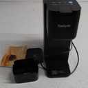 Single Serve Hot & Iced Coffee Maker with Strong Brew, 40oz Removable Reservoir, 6 Brew Sizes, Compatible with K Cup and Grounds, Compact for Home, Office, RV and Dorm, Black (2.0 Version)