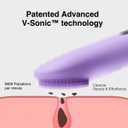 NgraCoola CLIE Facial Cleansing Brush - Waterproof & Rechargeable Face Scrubber for Men & Women, Cleansing, Exfoliating & Massaging - Violet