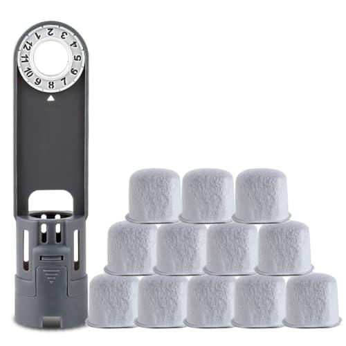 Anbige Replacement Parts Water Filter Holder with 12-pack Charcoal Water Filters,Compatible with Ninja coffee Makers(New)