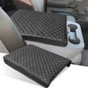 Center Console Cover for Nissan Titan 2004-2024 Jump Seat, Scratch Resistance Armrest Cover Middle Console Cover for Nissan Titan Interior Accessories 2024 2023 2022 2021 2020(Jump Seat Only)