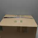 Arden Plush Modern Tufted Rocking Chair Cushion, 21.5 x 19, Rain-Proof, Fade Resistant, Tufted Cushions for Rocking and Adirondack Chairs Sapphire Aurora Blue Stripe