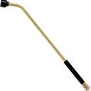 Dramm ColorMark Soft Rain Watering Spray Wand  30 Long, Gold  Lightweight & Durable with 8" Foam Grip and Brass Shut-Off Valve  Ideal for Hanging Baskets, Planters, Gardens, Shrubs & Seedbeds
