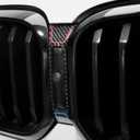 BETTERHUMZ Car Camera Frame Decal Sticker Compatible with BMW X3 X4 G01 G02 G08 2021 2022 2023 2024 Carbon Fiber Decor Trim Exterior Accessories (BLK MP)