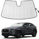 Windshield Sunshade for Mazda CX-30 2020-2026 Accessories Front Window Sun Shade Foldable Reflective Sun Visor Custom Sunscreen UV Blocker Privacy Protector HeatShield Keeps Your Vehicle Cool