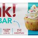 think! Protein Bars with Chicory Root for Fiber, Digestive Support, Gluten Free with Whey Protein Isolate, Cupcake Batter, Snack Bars without Artificial Sweeteners, 1.4 Oz (10 Count) (EXP 12/16/25)
