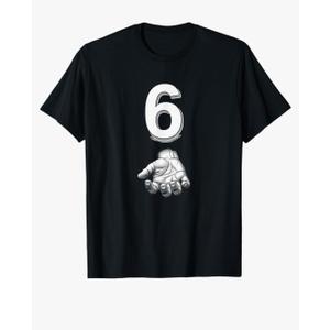 Funny Number 6 Matching 67 Meme Costume T-Shirt, Small