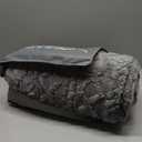 Super Fuzzy Soft Sherpa Fleece Weighted Blanket, 15 lbs Dual Sided Fluffy Heavy Weighted Blankets for Adults - No Bunching with Double Layers of Soft Inner Lining (60"x 80", 15 Pounds) (Grey)