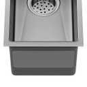 BarWorkstation Sink - 10 x 17 Inch, 304 Stainless Steel Undermount Single Bowl