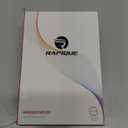 RAPIQUE Bluetooth Wireless Mouse - Dual Bluetooth & 2.4 GHz USB Receiver, Ergonomic Design, Quiet Clicks, Low Power - Multi-Device Compatibility for MacBook, Laptop, Computer, iPad Air/Pro (Pink)