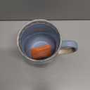 Bosmarlin Extra Large Ceramic Coffee Mug, 26 Oz, Dishwasher and Microwave Safe, Big Oversized Tea Cup, Reactive Glaze (Light blue)