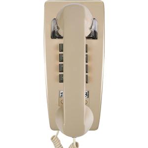 Sangyn Retro Wall Phones for Landline with Loud Mechanical Ringer Vintage Wall Mount Phone with Volume Adjustable Old Fashioned Corded Landline Telephone for Home School Hotel Office, Beige