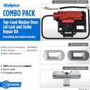 W10404050 W10238287 Lid lock for Maytag Centennial Washer Kenmore Washer Whirlpool Cabrio Washer Lid Lock Replacement Parts Lid Switch Replacement Door Latch Top Load Washing Machine Parts