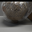 Mini Rattan Pendant Lights Set of 2, Rattan Hanging Light Fixture 7.9" Boho Wicker Pendant Lighting Seagrass Rattan Chandeliers for Dining Room Kitchen Island Bedroom Hallways 