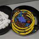 DEDC Auto Lock Snow Tire Chains, 50s Quick Easy, Enhanced Manganese Steel Alloy Endurance Life 650 Mi, Icy and Snowy Road Tire Traction for Car SUV 235 245 255 265 275 Set of 2 (LS1521)