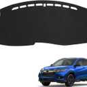 Black Dashboard Dash Board Cover Mat Carpet for Honda HRV 2016-2022 Accessories Dash Cover Flannel Material Dash Mat Sunshade