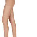 Hanes Alive Women's Full Support, Control Top, Reinforced Toe Pantyhose (Barely There)