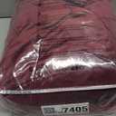 PrinceDeco Velvet Couch Covers for Sofa Soft 4 Pieces Couch Covers for 3 Cushion Couch Sofa Pet Friendly Furniture Protector with Non Slip Elastic Bottom Width Up to 90 Inch(Large, Burgundy)