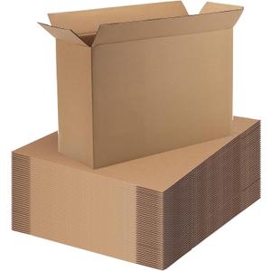 12x9x4 Shipping Boxes Set of 40, Brown Kraft Corrugated Cardboard Small Boxes Mailers for Business Packaging Box