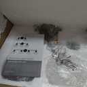 VONLUCE Bathroom Light Fixtures, 2-Light Vanity Lights with Globe Glass Shades E26 Sockets, Bathroom Lights Over Mirror for Bedroom Hallway Living Room, Brushed Nickel Finish, ETL Certificated