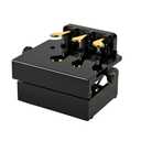 ASZUNE Piano Pedal Extenders Adjustable Height with 3 Pedals Designed for Kids and Beginners Wood Black
