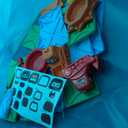 Kids Toys STEM Board Games - Large Size Logical Road Builder Educational Brain Teasers Puzzles Toys, Preschool Learning Montessori Big Board Maze Birthday Gifts Kids Boys Girls Age 4-8 Year Old (Turquoise)