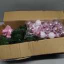 FR 12 Inch Tabletop Christmas Tree,Mini Artificial Christmas Tree,Equipped with LED Lights,Suitable for Desktop Centrepiece,Mantelpiece,Indoor DIY Christmas Decoration