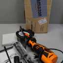 DOVAMAN Circular Saw, 5.8A 4-1/2" Circular Saw w/Laser, Metal Auxiliary Handle, 6 Blades (4", 4"), Cutting Depth 1-11/16" (90), 1-3/8" (45), Ideal for Wood, Soft Metal, Plastic, Tile - MCS01A