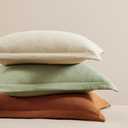 WRENSONGE Queen Comforter Set - 7 Pieces Sage Green Soft Bed in a Bag Queen with Fitted Sheet, Flat Sheet, 2 Pillow Shams, and 2 Pillowcases- Queen Bedding Sets for All Season