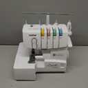 Brother Serger, 1034D, Heavy-Duty Metal Frame Overlock Machine, 1,300 Stitches Per Minute, Removable Trim Trap, 3 Included Accessory Feet, White