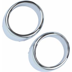 ApplianPar 2Pcs Front Driver and Passenger Side Fog Light Chrome Trim Bezel Ring for INFINITI G37 2010-2013, M37 2011-2013, M56 2011-2013, G25 2011-2012, Q70 2014 with Sport Package