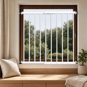 19.49-33.64" Wide Window Guards for Child Safety White 2 Piece