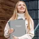 2 x 2026-2027 Monthly Planner/Calendar - 2 Year Planner 2026-2027, Monthly Tabs, 9  11, Jan 2026 - Dec 2027, Hard Cover, Inner Pocket - Grey