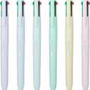 Mr. Pen- Ballpoint Multicolor Pen in One, 4-in-1, 6 Pack, Colorful Ink, Retractable Multi Color Pens All in One