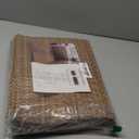 Kitchen Mats for Floor, Kitchen Rugs, Machine Washable Mats 20"x30"+20"x48" Boho Style, Anti-Skid TPR Backing for Kitchen, Non-Slip, Durable, Easy Clean, Everyday Use (Light Brown)