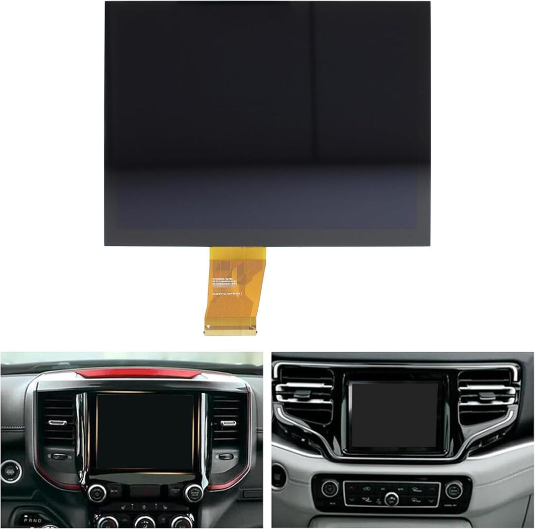 MOTOKU 8.4" Uconnect 4C UAQ LCD Touch Screen Display Monitor Radio Navigation for 2017-2022 Chrysler Dodge Jeep Wrangler Cherokee Challenger Durango Compass Gladiator Digitizer LA084X01(SL)(01)