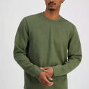 Guess Men's Green Quattro Logo Knit Sweatshirt, Size L