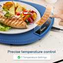 3 x Electric Warming Tray - Silicone Warming Mat for Food, Full Surface Heating with Adjustable Temperature Keep Food Warmers for Parties Buffet, Stocking Stuffer for Women Men Mom