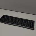 Logitech K270 Wireless Keyboard for Windows, 2.4 GHz Wireless, Full-Size, Number Pad, 8 Multimedia Keys, 2-Year Battery Life, Compatible with PC, Laptop, Black (1 Pack)