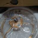  20.7" Gold Crystal Caged Fandelier Ceiling Fan