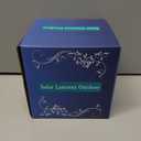 Hummingbird Solar Lantern Outdoor Hanging Sunflower Lights Gifts for Women Mom Metal Garden Decor Outside Waterproof LED Lanterns for Patio