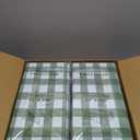 Sage Green Gingham Disposable Tablecloth, 108" x 54"