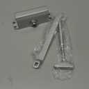 Commercial Hydraulic 187lb Door Closer Heavy Duty Home Use Concealed Door Spring Hinge Spring Buffer Adjustable Speed Door Closers Hardware Use for Weight Door (P802)