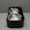 URPOWER 3-in-1 Elevated Dog Bowls - Mess Proof Double Deck 4 Height Adjustable Raised Stand with 2 Stainless Steel Food Bowls & Licking Plate for Small, Medium & Large Dogs (Black)