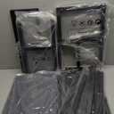 2-Step Stool with Handles for Elderly, Heavy Duty Stainless Steel Non-Slip Step Stool (Black, with Extra Handle)