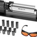 Creality Laser Rotary Roller Pro for Falcon A1 Laser EngraverSuitable for Engraving Cylindrical Objects, Rotary Kit with M6 Raiser for Falcon A1, Professional Goggles