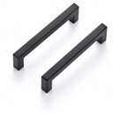 Ravinte 30 Pack 5 Inch Kitchen Square Cabinet Handles Matte Black Pulls Drawer Hardware for Cabinets Cupboard