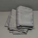 BGment Thermal Insulated 100% Blackout Curtains for Bedroom with Black Liner, Double Layer Full Room Darkening Noise Reducing Rod Pocket Curtain (52 x 54 Inch, Light Grey, 2 Panels)